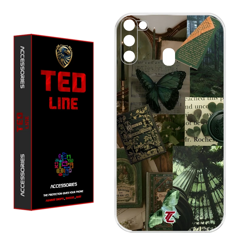 کاور تد لاین طرح کلاژ هنری کد 1118 مناسب برای گوشی موبایل سامسونگ Galaxy A11