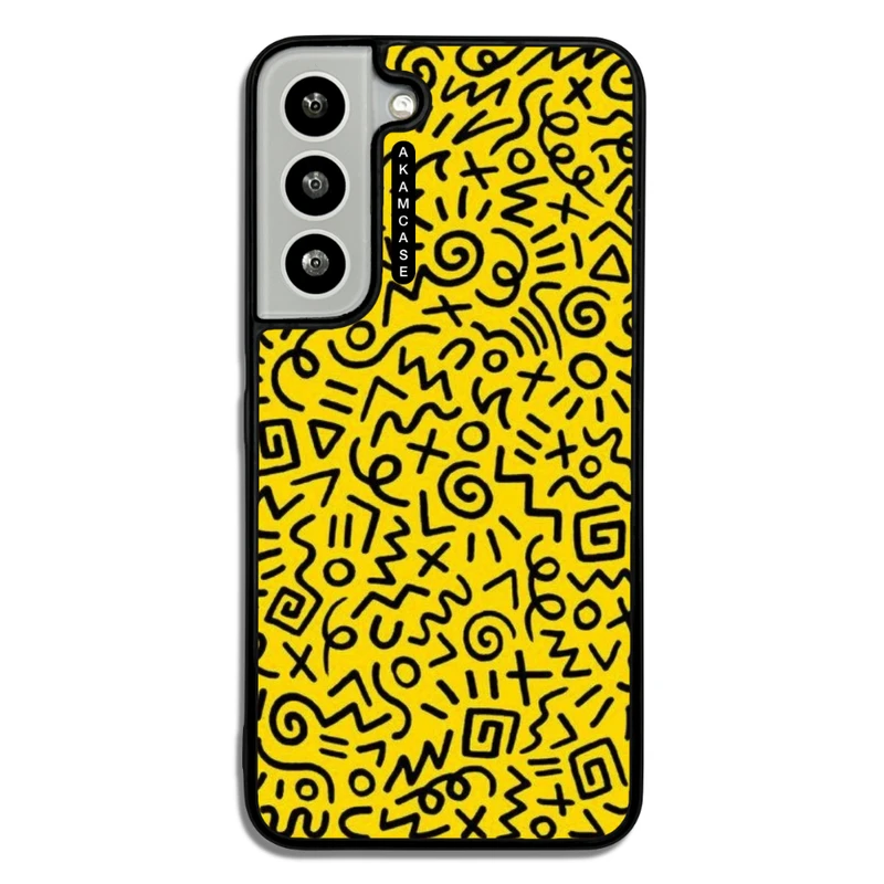 کاور آکام مدل AMC-WSGS22-DOODLE3 مناسب برای گوشی موبایل سامسونگ Galaxy S22