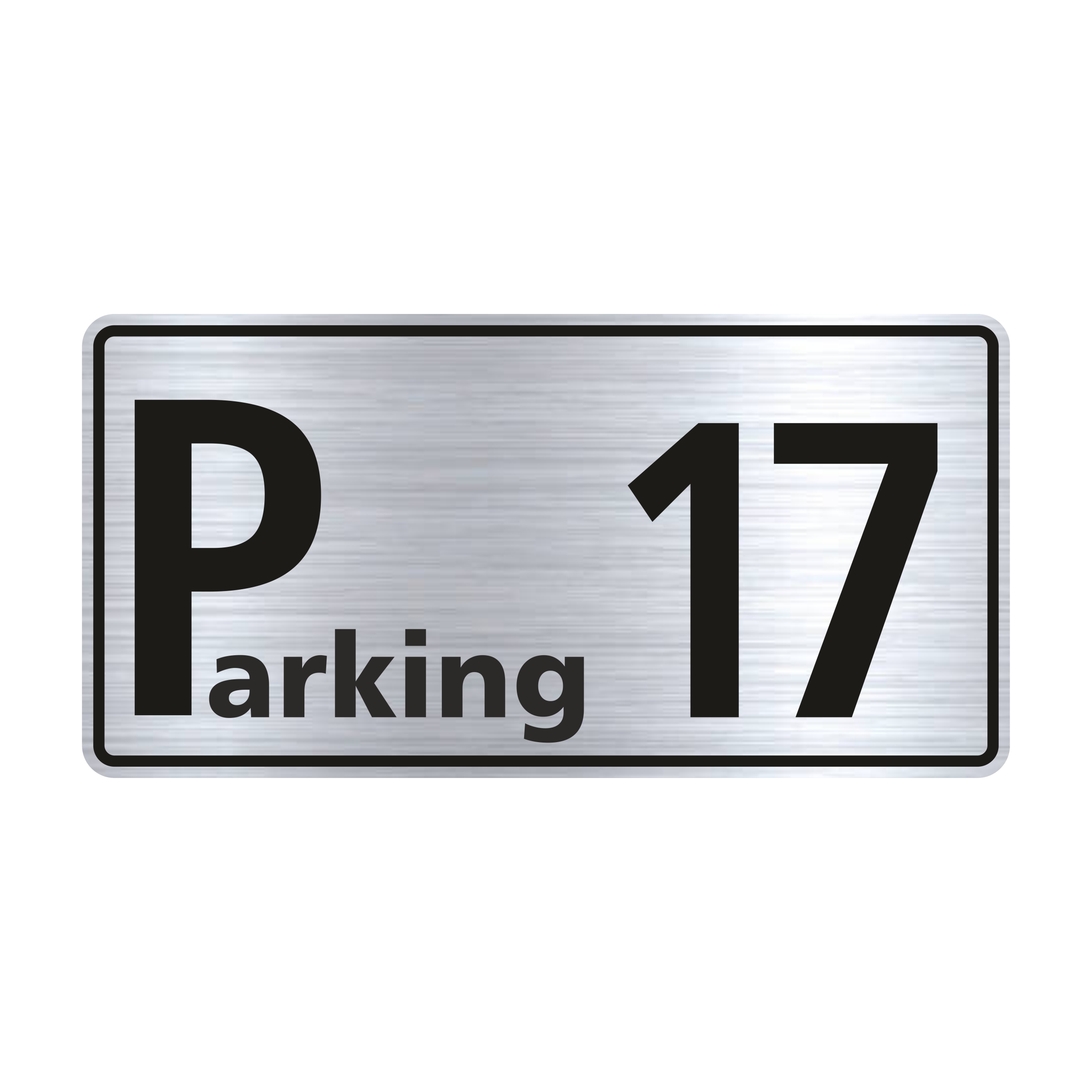 تابلو راهنما طرح پارکینگ شماره هفده مدل NS617