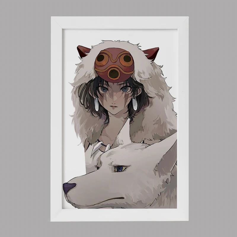 تابلو خندالو مدل سان انیمه پرنسس مونونوکه کد 34122