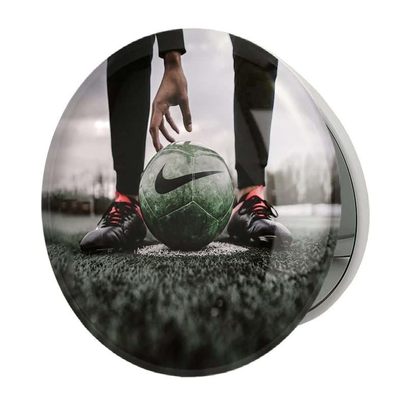 آینه جیبی خندالو طرح فوتبال Football مدل تاشو کد 25958 
