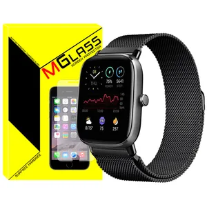 بند ام‌گلس مدل Milanese مناسب برای ساعت هوشمند هایلو LS02