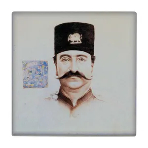  زیر لیوانی طرح ناصرالدین شاه قاجار کد    3401749_889