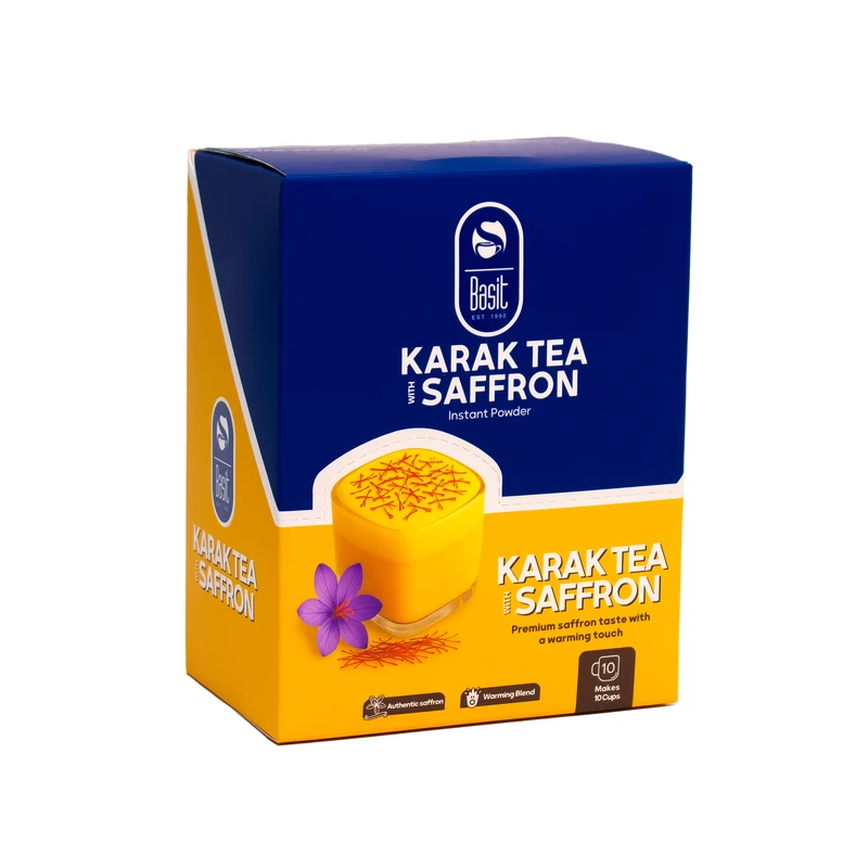 چای کرک زعفرانی بسیط - 20 گرم بسته 10 عددی