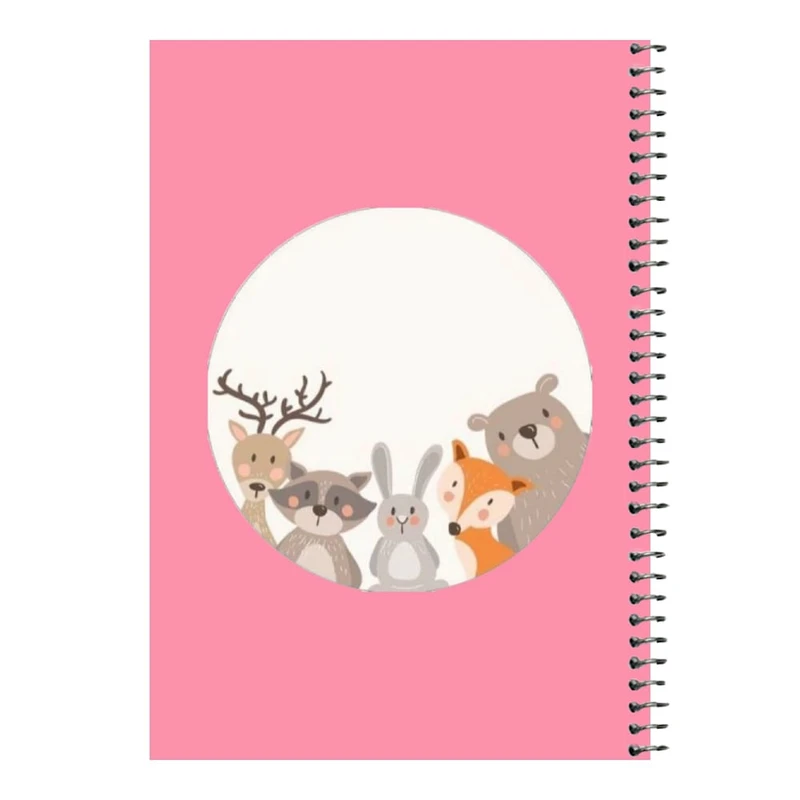 دفتر مشق 80 برگ اس جی مدل دوستان بامزه کد۱   