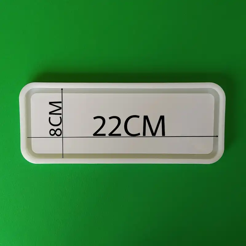 قالب رزین مدل مستطیل لبه دار  کد 22.8