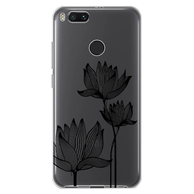 کاور مگافون طرح گل مدل C47-B مناسب برای گوشی موبایل شیائومی Mi A1 / Mi 5X