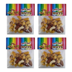 آجیل مخلوط 3 مغز شور نایبی - 30 گرم بسته 4 عددی