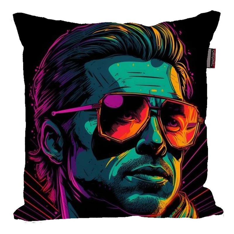 کوسن طرح ساده و زیبای انیمه کد 163