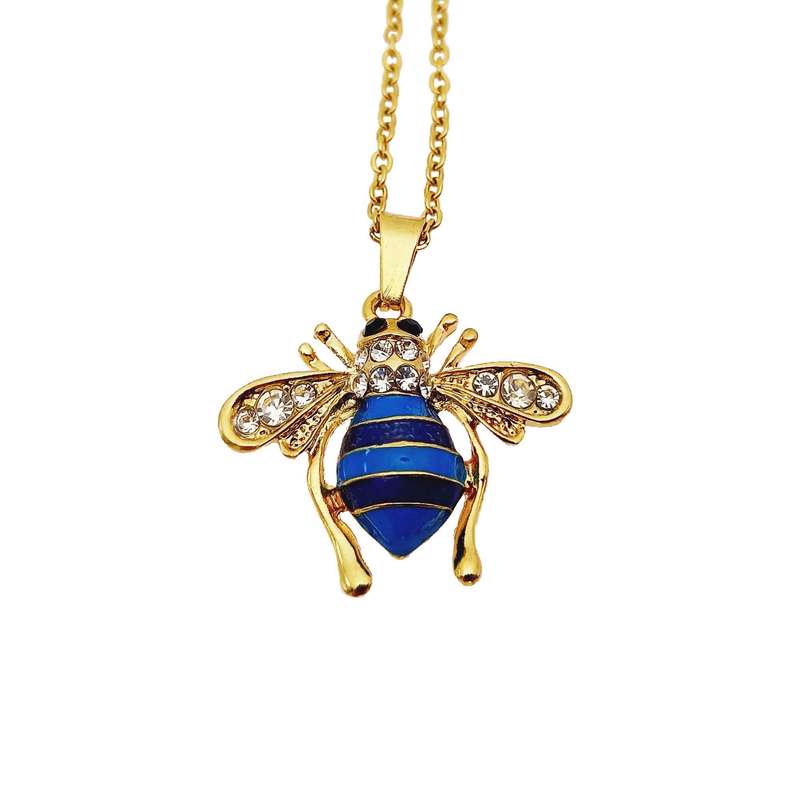 گردنبند دخترانه طرح زنبور مدل 240GAD