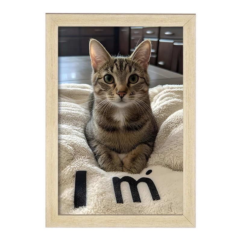 تابلو خندالو مدل گربه (cat) کد F7810