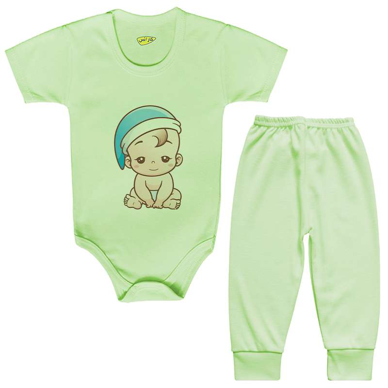 ست بادی و شلوار نوزادی کارانس مدل BSTG-3026