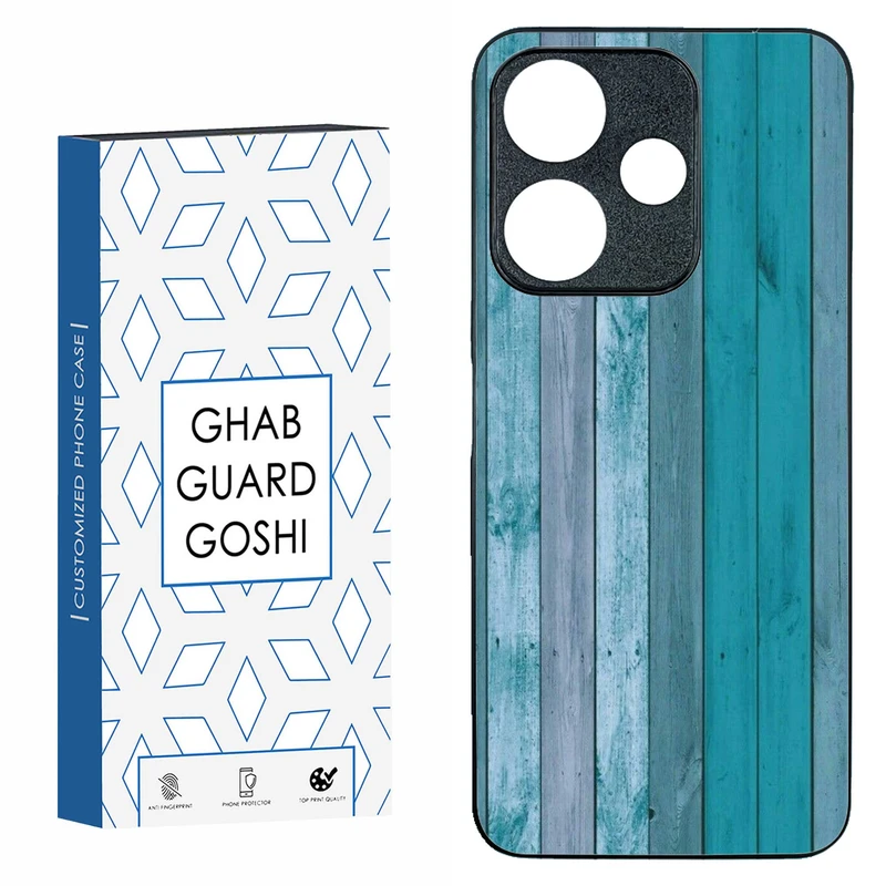 کاور قاب گارد گوشی طرح چوب آبی کد TPU-254 مناسب برای گوشی موبایل شیائومی  REDMI 13  