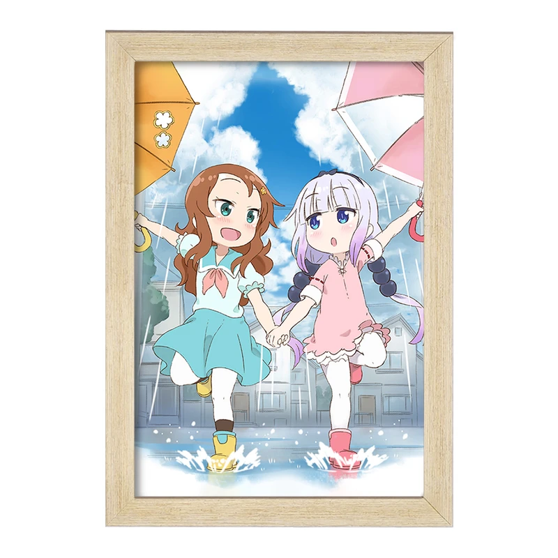 تابلو خندالو مدل سایکاوا و کانا انیمه اژدهای خدمتکار کوبایاشی کد 36317