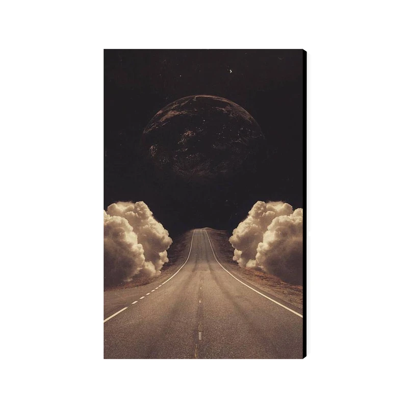 تابلو شاسی عرش مدل فانتزی منظره جاده کد As5535