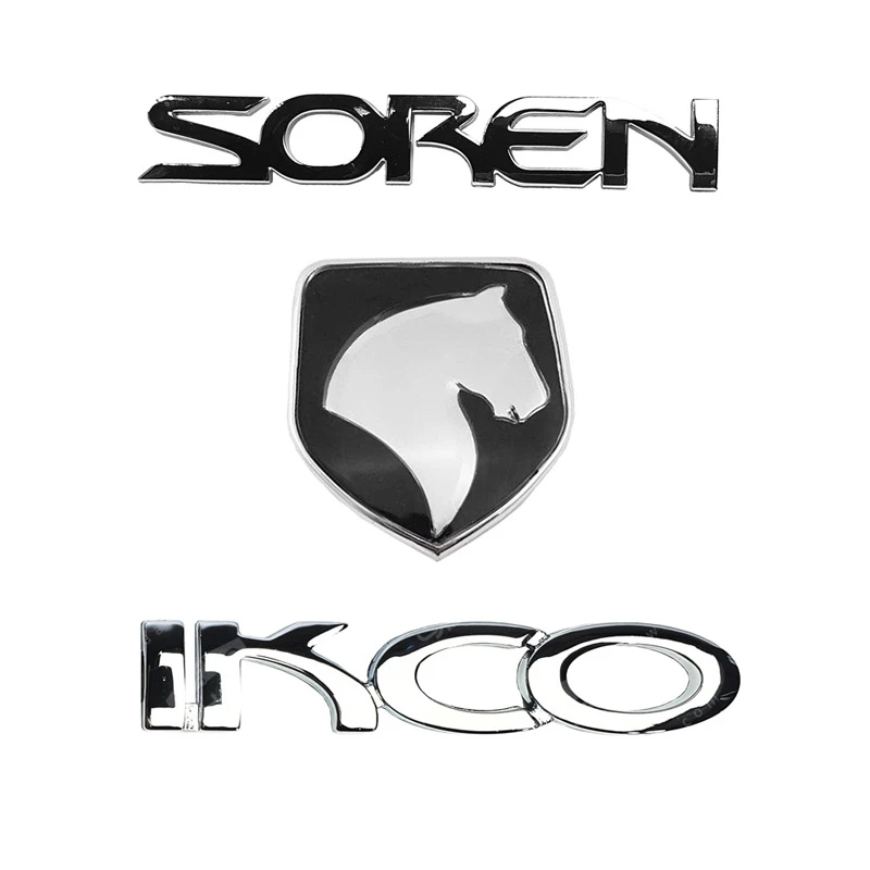 آرم صندوق عقب خودرو قطعه سازان کبیر مدل ARM-SOREN-535 مناسب برای سمند سورن مجموعه 3 عددی