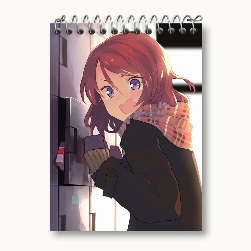 دفتر یادداشت 50 برگ خندالو مدل ماکی انیمه لاو لایو Love Live کد 18278