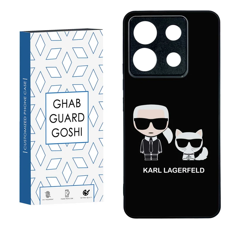 کاور قاب گارد گوشی طرح karl کد TPU-042 مناسب برای گوشی موبایل شیائومی REDMI NOTE 13 PRO 5G