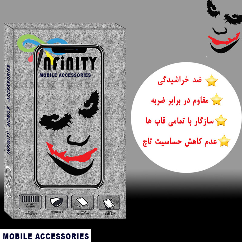 محافظ صفحه نمایش اینفینیتی مدل Inf-03 مناسب برای گوشی موبایل شیائومی REDMI NOTE 8 PRO بسته سه عددی