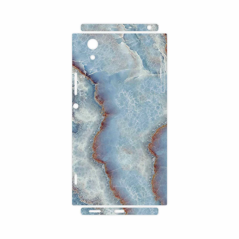 برچسب پوششی ماهوت مدل Blue Ocean Marble-FullSkin مناسب برای گوشی موبایل سونی Xperia XA1