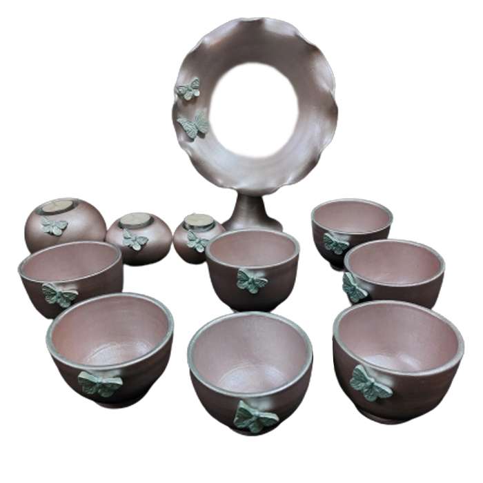 مجموعه ظروف هفت سین 11 پارچه مدل G-05