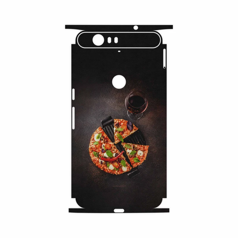 برچسب پوششی ماهوت مدل Pizza-FullSkin مناسب برای گوشی موبایل گوگل Nexus 6P