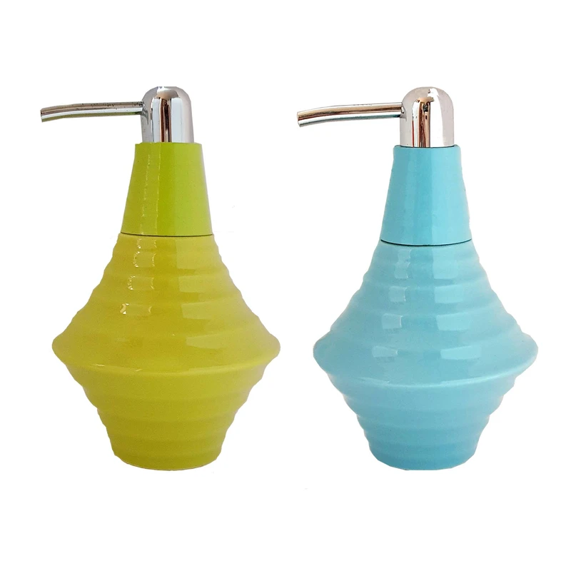 مخزن مایع دستشویی رومیزی مدل LD BG005 مجموعه دو عددی