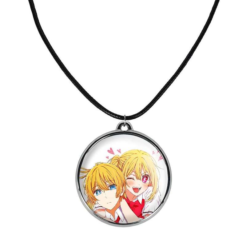 گردنبند خندالو مدل آکوا و روبی انیمه اوشی نو کو کد 3122531226