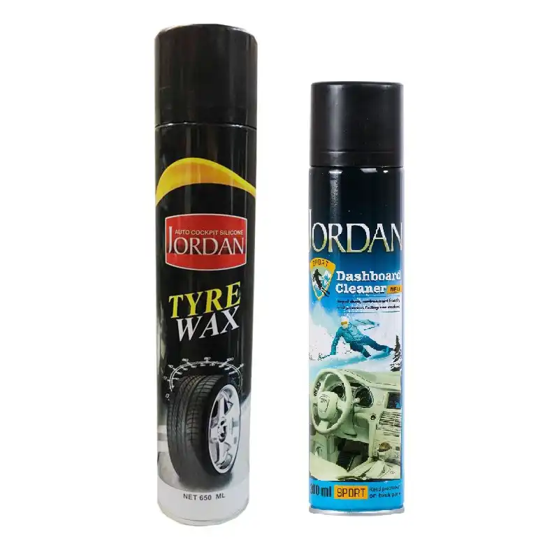 اسپری براق کننده لاستیک جردن مدل M3 حجم 650 میلی لیتر به همراه اسپری خوشبو کننده