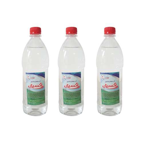 آب مقطر اکسیژن مدل OP1 حجم 1 لیتر بسته سه عددی