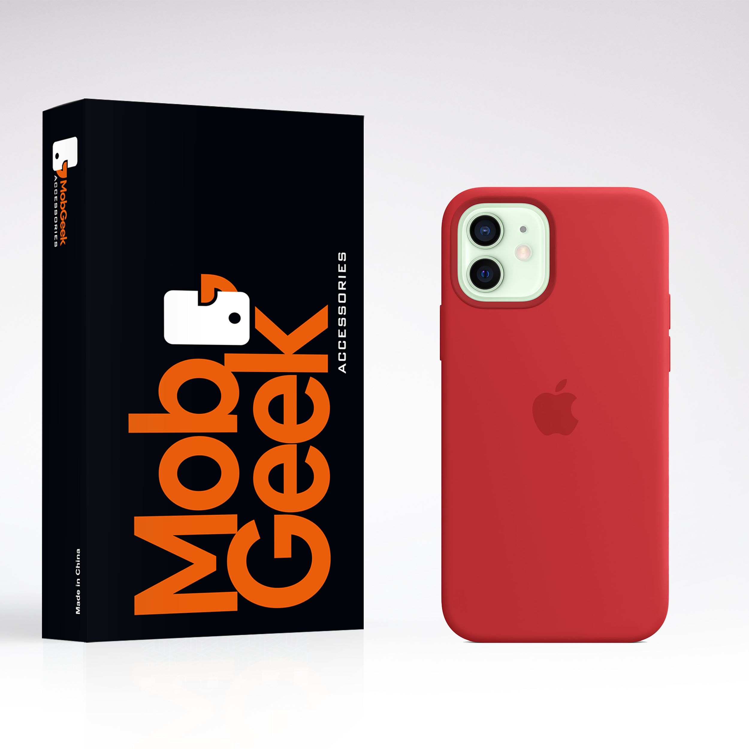 کاور موبگیک مدل سیلیکونی  مناسب برای گوشی موبایل اپل iphone 12/12 pro