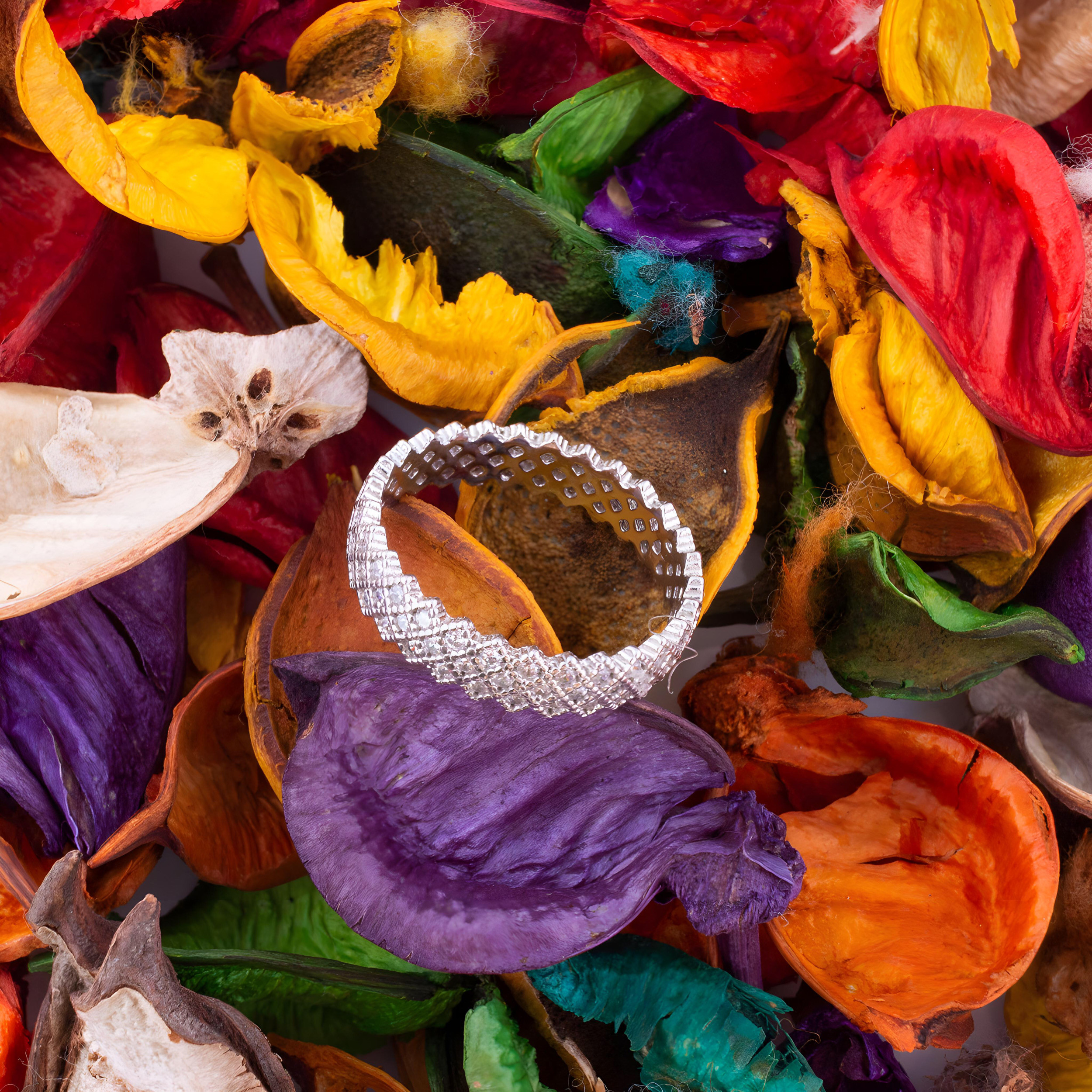 انگشتر نقره زنانه مدل پرنس arm6754