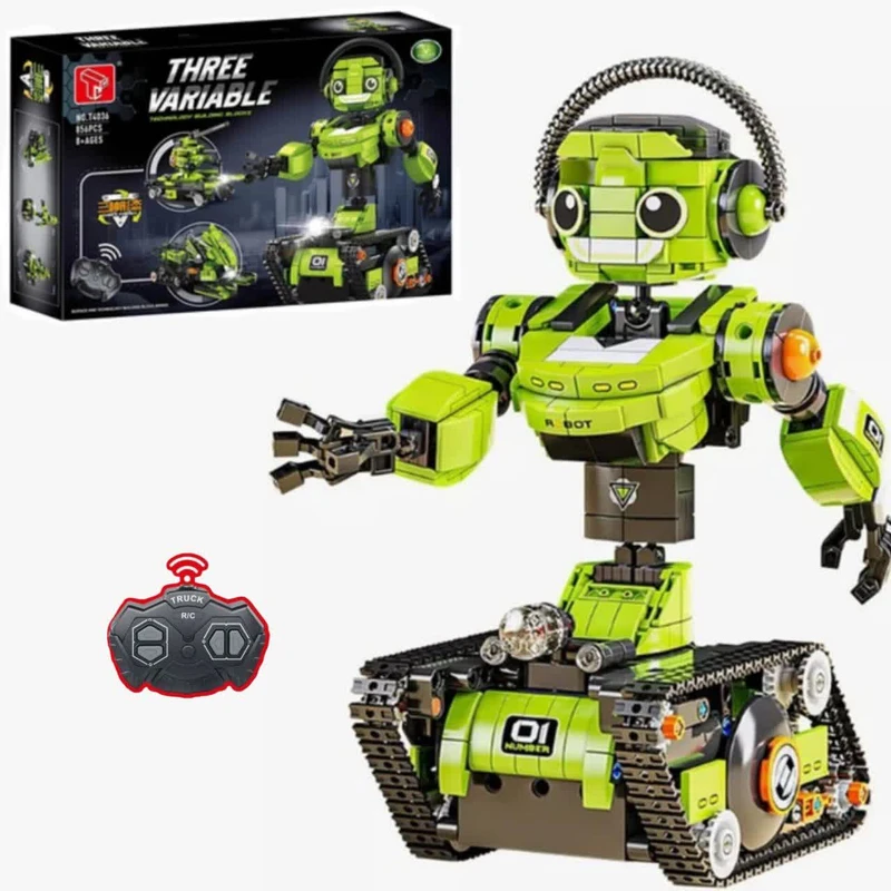 ساختنی 856 تکه ناب سل مدل کنترلی تبدیل شونده سه در یک ماشین ربات جنگی