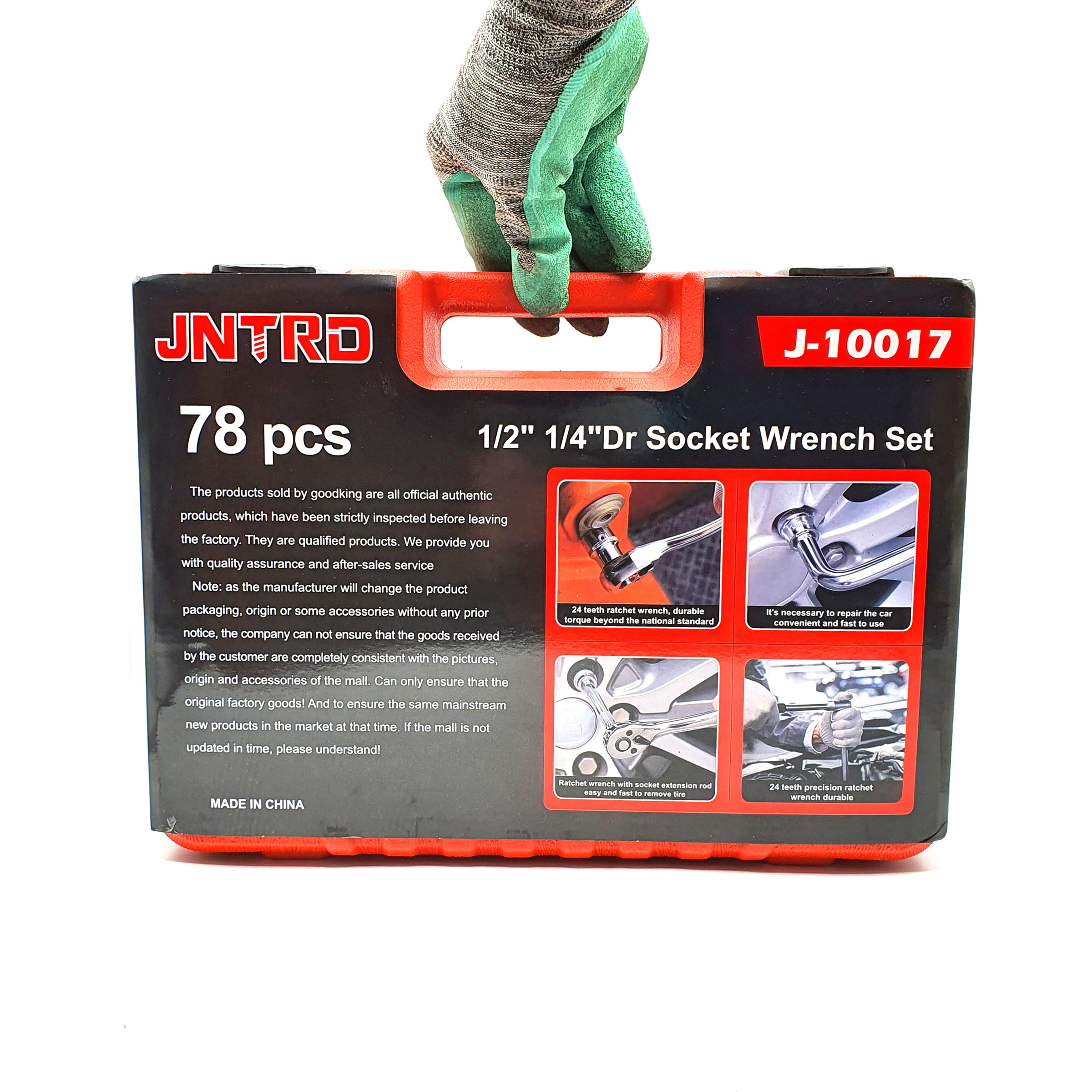 آچار بکس جی ان ترد کد 1210 مجموعه 77 عددی