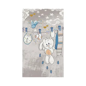 فرش ماشینی شرکت فرش آویسا کاشان طرح کودک کد 607