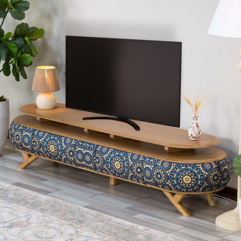 میز تلویزیون مدل سلین 190 مناسب برای تلویزیون تا 75 اینچ