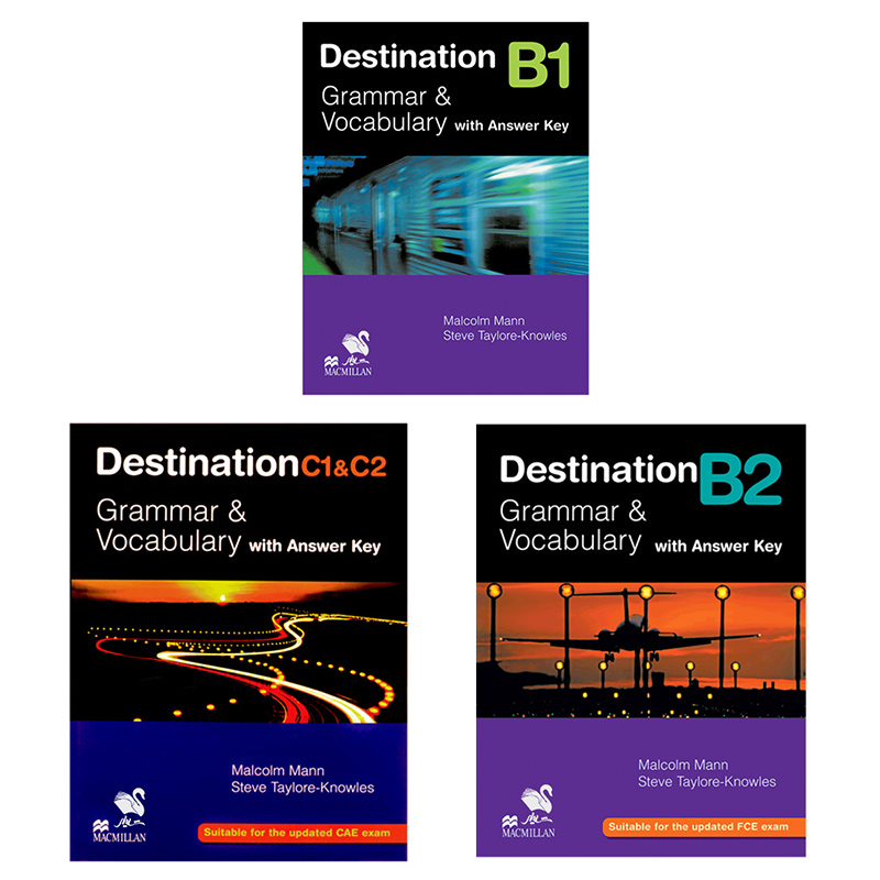 کتاب Destination اثر Malcolm Mann and Steve Taylore Knowles انتشارات شیلر 3جلدی