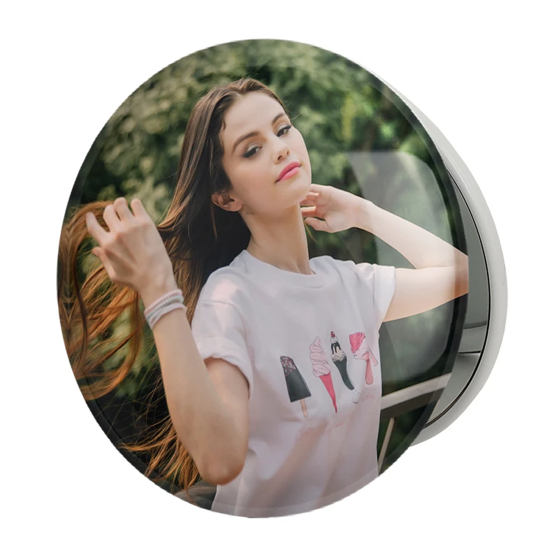 آینه جیبی خندالو طرح سلنا گومز Selena Gomez مدل تاشو کد 19210 