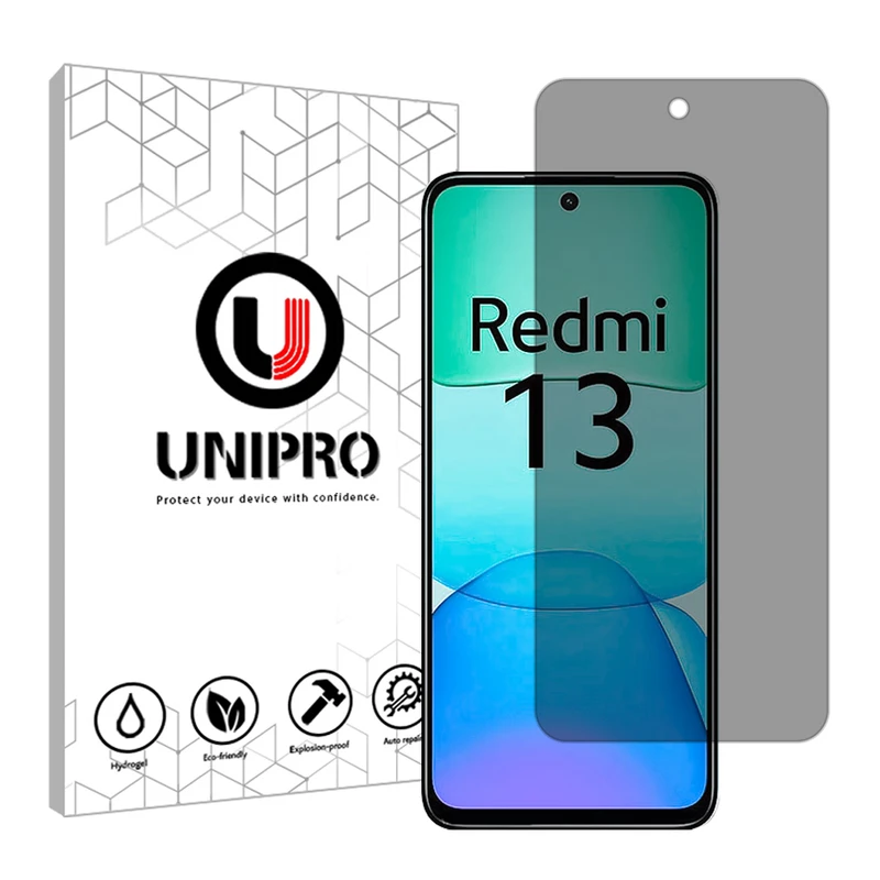 محافظ صفحه نمایش حریم شخصی یونی پرو مدل 5 Star مناسب برای گوشی موبایل شیائومی Redmi 13