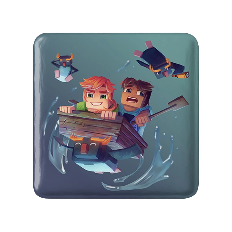 پیکسل خندالو طرح بازی ماینکرافت (Minecraft) مدل مربعی کد 36986