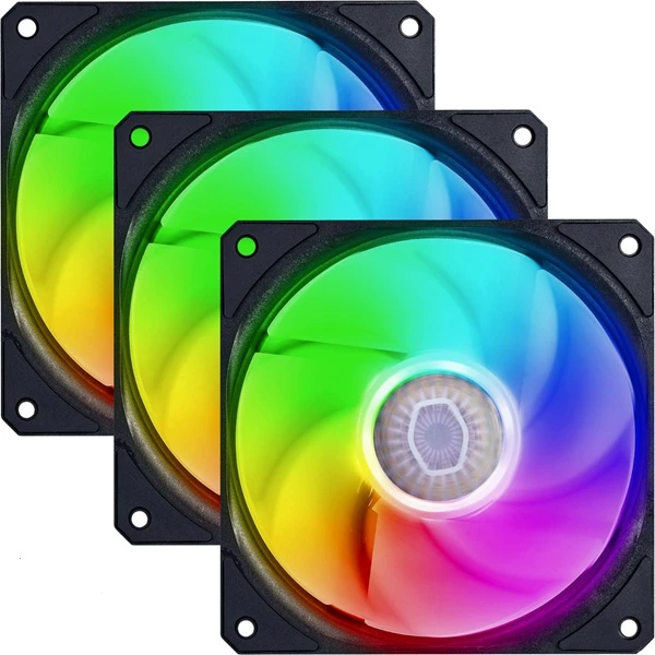 فن کیس کولر مستر مدل Sickleflow Edge 120 ARGB بسته سه عددی 