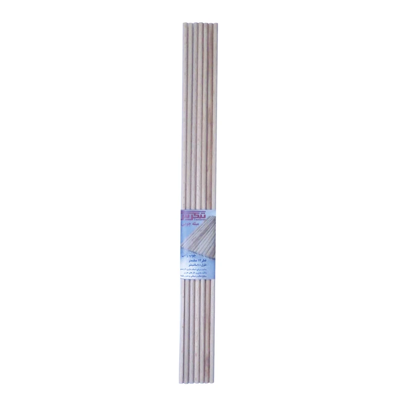 میله چوبی تنگرس مدل راش کد RG14_1000 بسته 7 عددی