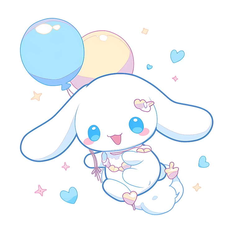 استیکر پارچه و لباس پاد آفرین مدل کارتونی سینامورول کیوت بامزه کد S5997