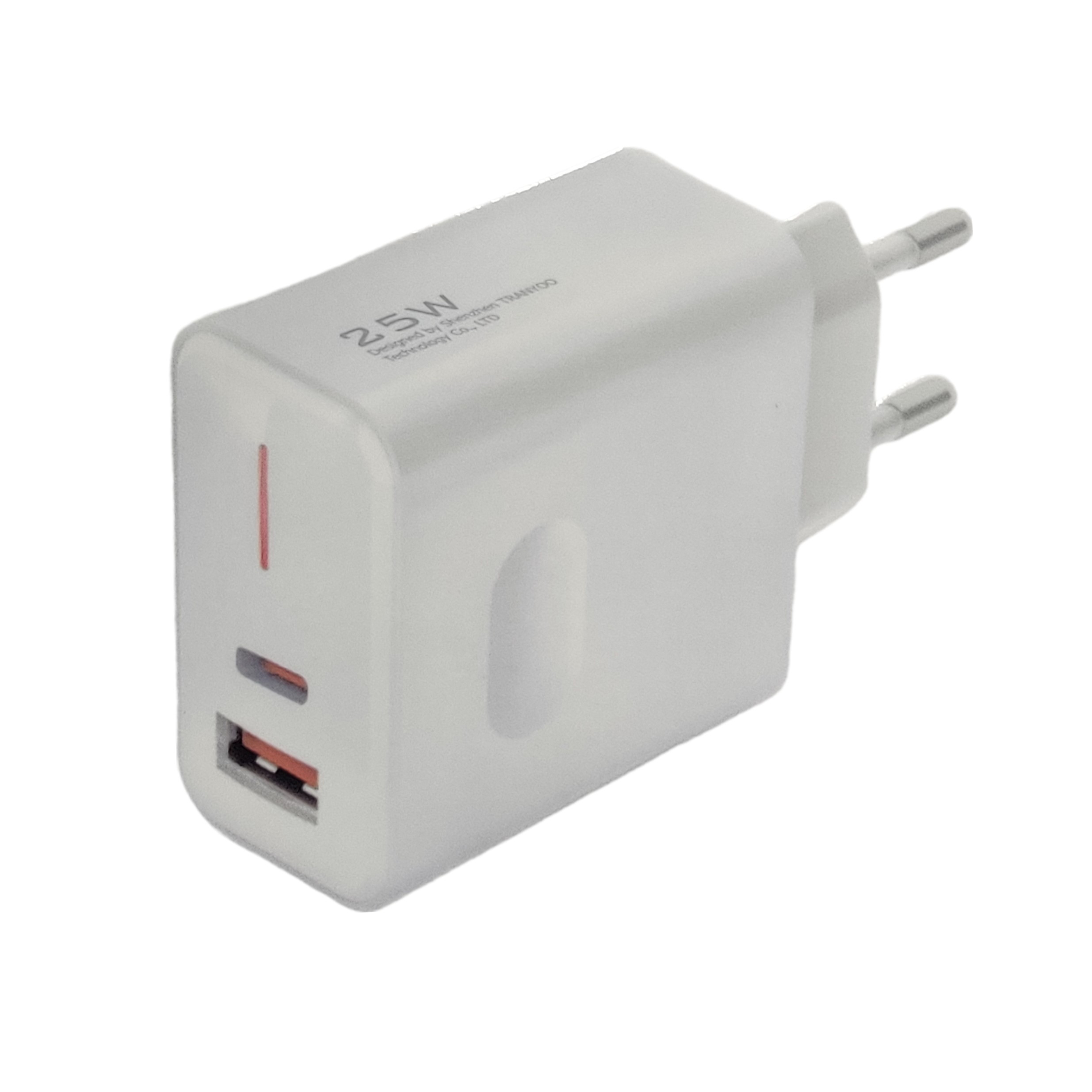 شارژر دیواری 25 وات ترانیو مدل T-EU6C به همراه کابل USB-C