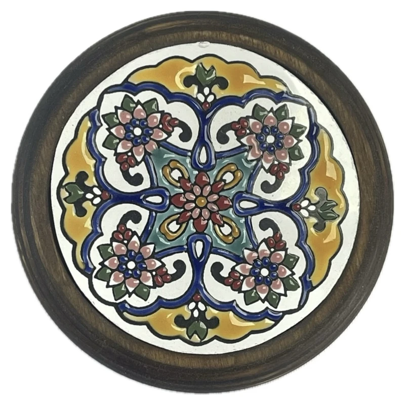 زیر لیوانی سرامیکی مدل‌ گلستان کد 2
