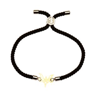 دستبند طلا 18 عیار دخترانه کرابو طرح فرشته مدل Krd1075