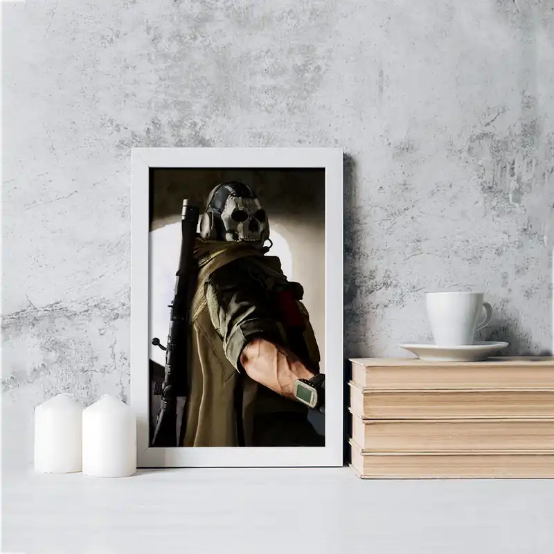 تابلو خندالو مدل بازی کال آف دیوتی مدرن وارفر وارزون گوست کد 26117