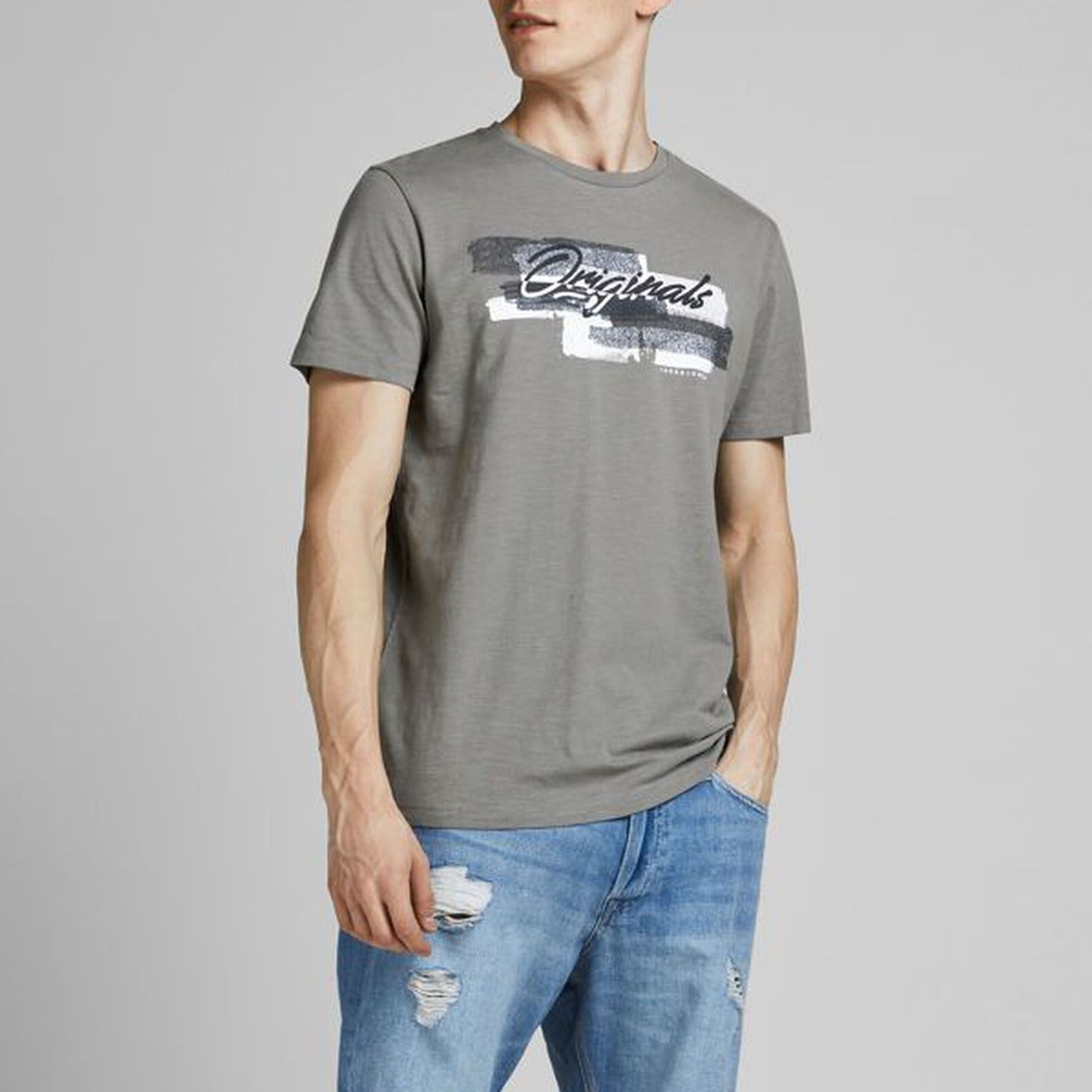 تی شرت آستین کوتاه مردانه جک اند جونز مدل 12188269 -  - 7