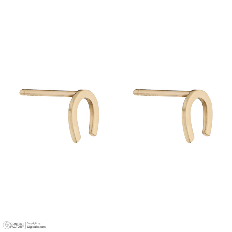 گوشواره طلا 18 عیار زنانه درریس مدل gs1542 نعل - 6