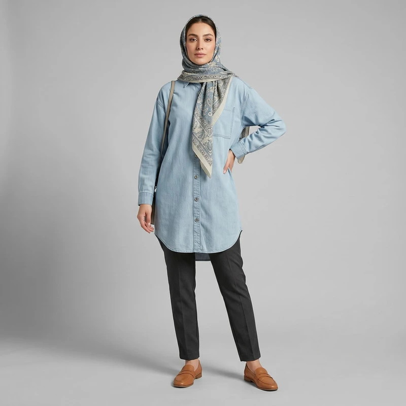 مانتو شومیزی زنانه اسمارا مدل Z-GDF65